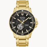Bulova Marine Star 97A174 Horloge - Staal - Goudkleurig - Ø 45 mm