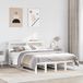 Maison Exclusive - Lit en bois massif sans matelas, blanc, 150x200 cm, en pin
