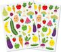 Merkloos / Sans marque Suits you well Stickers - Fantasie Groenten - Scrapbook Hobby DIY - 2 Stickervellen - 1-8.7cm - 64 Stuks