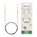 KnitPro K22265 rondbreinaald, bamboe, bruin, 100 cm x 3 mm