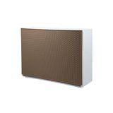 Avilia Moka Schoenenrek, gevlochten, voor wandmontage, 16 x 51,5 x 39 cm