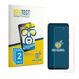 BROTECT - Screenprotector voor Motorola Moto G37 - Folie Beschermfolie transparant 2 Stuks