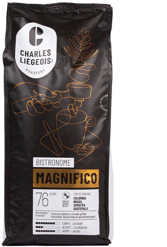 Charles Liégeois Koffiebonen Magnifico, 1 kg