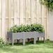 Maison Exclusive - Jardinière sur pieds, gris clair, 120 x 40 x 42 cm, PP