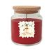 Cereria Di Giorgio - Kaars in glas met honingkaneelgeur - verschillende etiketten - diameter 10 cm hoogte 11 cm - brandduur 80 uur - Christmas Collection