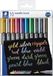 Staedtler Brushpen metallic etui à 10 kleuren | 10 stuks