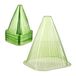 Relaxdays plantenhoed, set van 80, plantenbescherming, tegen vorst en slakken, HBD: ca. 22 x 19 x 19 cm, pvc, groen