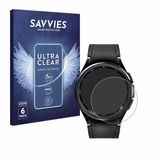 Savvies Screenprotector voor Samsung Galaxy Watch 6 Classic (43 mm) - Folie Beschermfolie transparant 6 Stuks