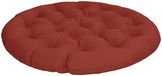 vidaXL Papasan Stoel Kussen VIANEN 100% Polyester Rood Ø 100 x 12 cm