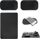 Unbranded ZenithVibe Antislipmatten voor auto dashboard - set van 3 stuks - sterke zuigkracht - verschillende maten - wit
