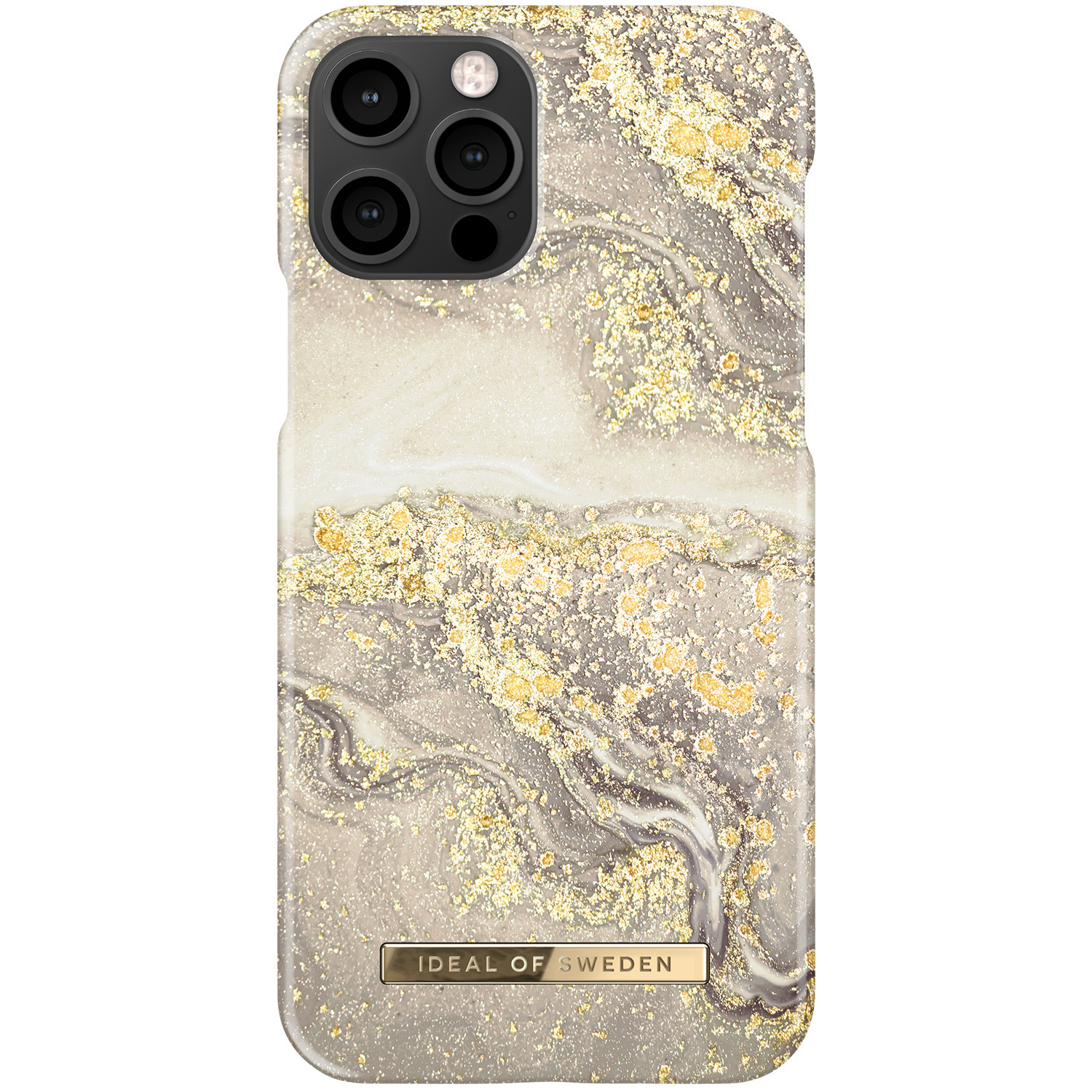 Ideal of Sweden Back Case - iPhone 12/12 Pro - Sparle Greige Marble