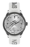 Plein Sport PS5BA0224 Heren Polshorloge Kwarts Zilverkleurig/Wit