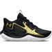 Under Armour UA JET 23 basketbalschoenen unisex 3026634 001 zwart/goud
