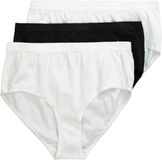 Ulla Popken Slip, 3-pack slipje, wit (Weiss 20), 56 (maat fabrikant: 54+) (3 stuks) dames, Wit.