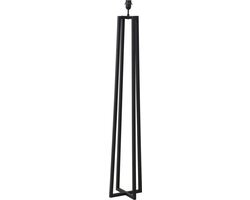 Light & Living Miley Vloerlamp - Zwart - 25x25x130 cm