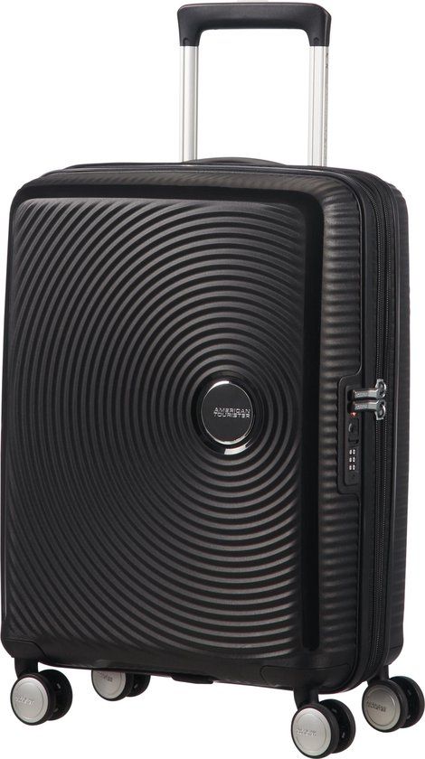 American Tourister Soundbox Spinner 55/20 Handbagage - Zwart - 41L - Hardcase