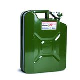 Bottari 28058: Goedgekeurde metalen benzinejerrycan. 10 liter.