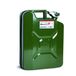 Bottari 28058: Goedgekeurde metalen benzinejerrycan. 10 liter.