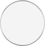 vidaXL Wandspiegel rond Ø30 cm zilverkleurig
