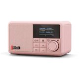 Pinell COMPACT Pink - Bluetooth - DAB+/FM - Bass speaker