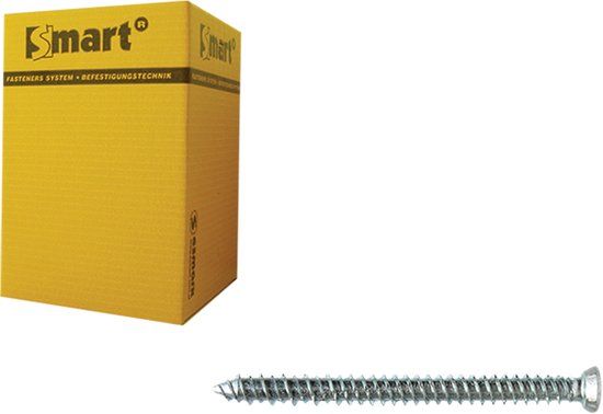 pgb-Europe SMART Kozijnschroef VZK-T30 Ø 7,50x122 Zn | 100 st