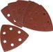 FERM Deltaschuurvellen P80 90x90mm 10 stuks