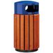 Rossignol Pro Rossignol Ronde vuilnisbak 40L Zeno hout