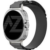 Accezz Nylon Alpine bandje voor Samsung Galaxy Watch Ultra 2 / Ultra - Dark Grey