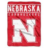 Northwest NCAA Nebraska Cornhuskers Unisex-volwassen Raschel plaid deken, 60 "x 80", Basic