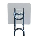 douceur d'intérieur Premium Black Metal Wired Shower Hook (3.2 x 6.3 x 6.8 cm)