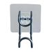 douceur d'intérieur Premium Black Metal Wired Shower Hook (3.2 x 6.3 x 6.8 cm)