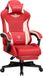 GTPLAYER - Fauteuil de jeu Tissu technique - Avec support lombaire et dossier allongé - Rouge