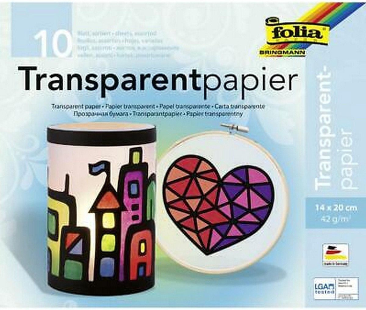 Folia Transparantpapier - "888" 24x32c 10ass