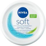 Nivea Soft Intensief vochtinbrengende crème voor gezicht, lichaam en handen, 200 ml
