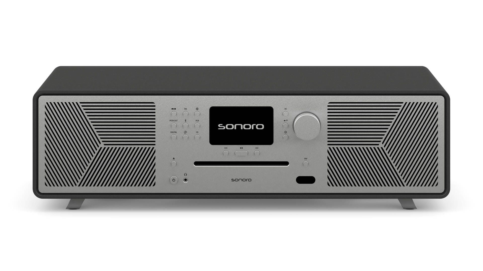 Sonoro MEISTERSTÜCK II GEN.2 Smart all-in-one Radiosystem - Mat Grafiet