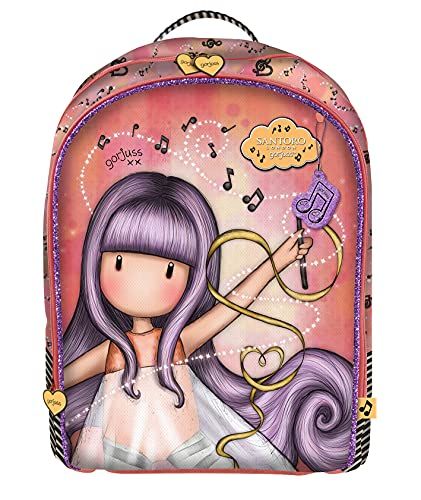 SANTORO M572a Kinderrugzak - Zalm - 320x450x135mm - 572a