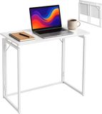 Merkloos Relaxdays Bureau - 80x74x40 cm - Wit