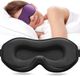 Umisleep slaapmasker voor zijslapers, 3D-oogkassen en verstelbare elastische band, lichtwerend en ademend, oogmasker voor mannen en vrouwen, geschikt voor reisyoga, paars