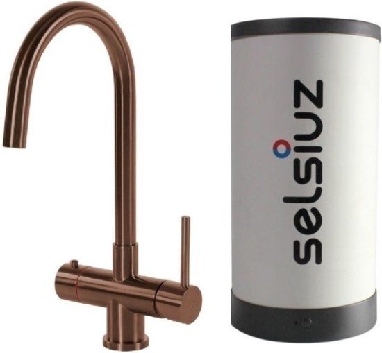 Selsiuz Rond Copper / Koper met Single boiler