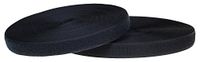 HIMRY KXB5002 Klittenband, 18 meter (18 meter lus) x 20 mm, niet klevend, zwart