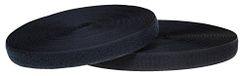 HIMRY KXB5002 Klittenband, 18 meter (18 meter lus) x 20 mm, niet klevend, zwart