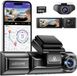 AZDome M770 Pro 3CH 4K Wifi Gps dashcam pour voiture avec caméra intérieure