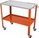 VEVOR Mobiele Lastafel 91.4x45.7cm Laswerkbank 544kg Laadvermogen Gatentafel 94 Gaten (φ1.6cm) Werkbank Koolstofstalen Werktafel Laskar met Wielen 4 Gereedschapssleuven