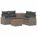 vidaXL - Canapé - 6 - pcs - Gris - et - Gris foncé - 55 - x - 55 - x - 37 - cm