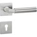 Hermat INFINITY 02 Kickstand en acier inoxydable, profil PZ en acier inoxydable mat