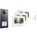 m-e modern-electronics VD ALU 6730 A Ensemble complet pour interphone vidéo Blanc, Anthracite