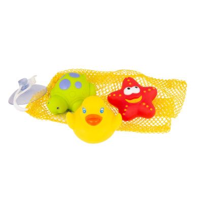 Playgro Badspeeltje 3 vriendjes met opbergnet