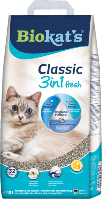 Biokat's Classic Fresh Cotton Blossom - Kattenbakvulling - 10 l