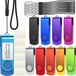 Uflatek 10 Pièces 16 Go USB 2.0 Clés USB Clé USB Pivotante Multicolore avec Indicateur LED