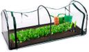 Kinzo Tunnelkas 130 x 50 x 60 cm - Broeikas Kweekkas Zonder Bodem - Foliekas voor Groenten en Planten Kweken - Weerbestendig en Lichtgewicht - Transparant